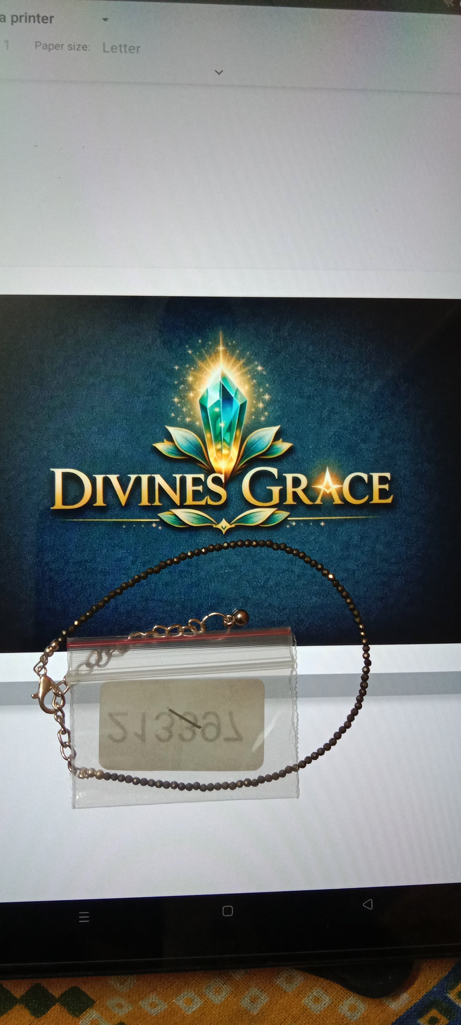 Thumbnail for Pyrite Anklet (ORDER and Get FREE 10 Minutes of consultation)