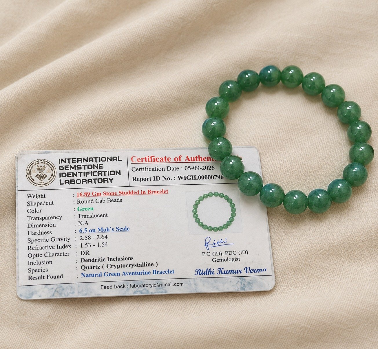 Green Aventurine Crystal (ORDER and Get FREE 10 Minutes of consultation)